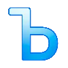 🔵 Эмодзи «Синие буквы и иконки» для Telegram