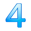 4️⃣ Эмодзи «Синие буквы и иконки» для Telegram