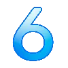 6️⃣ Эмодзи «Синие буквы и иконки» для Telegram