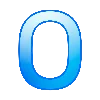 🔵 Эмодзи «Синие буквы и иконки» для Telegram