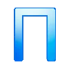 🔵 Эмодзи «Синие буквы и иконки» для Telegram