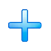 ➕️ Эмодзи «Синие буквы и иконки» для Telegram