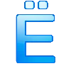 🔵 Эмодзи «Синие буквы и иконки» для Telegram