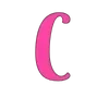 💗 Эмодзи «Pink letters» для Telegram