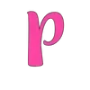 💗 Эмодзи «Pink letters» для Telegram