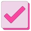 💗 Эмодзи «Pink letters» для Telegram