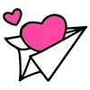 💗 Эмодзи «Pink letters» для Telegram