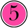 5️⃣ Эмодзи «Pink letters» для Telegram