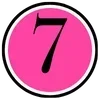7️⃣ Эмодзи «Pink letters» для Telegram