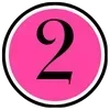 3️⃣ Эмодзи «Pink letters» для Telegram
