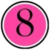 8️⃣ Эмодзи «Pink letters» для Telegram