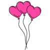 💗 Эмодзи «Pink letters» для Telegram