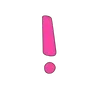 💗 Эмодзи «Pink letters» для Telegram