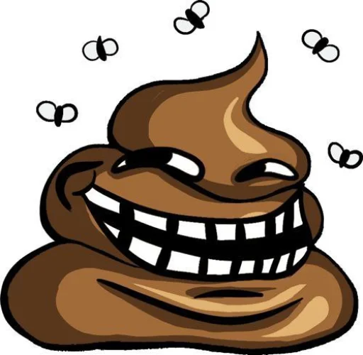 🤩 Стикер «Poops» для Telegram