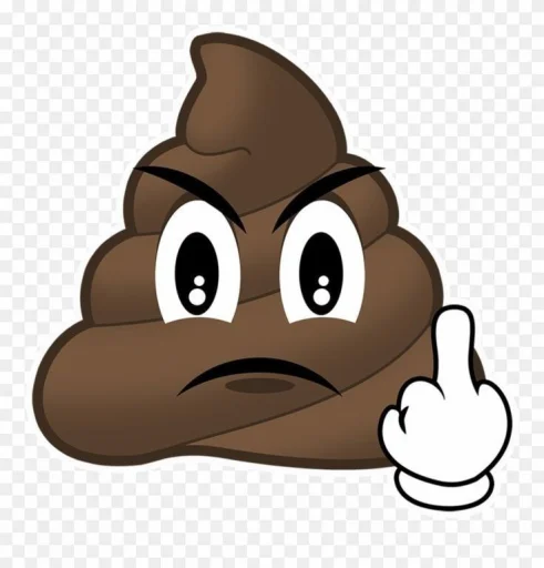 🤩 Стикер «Poops» для Telegram