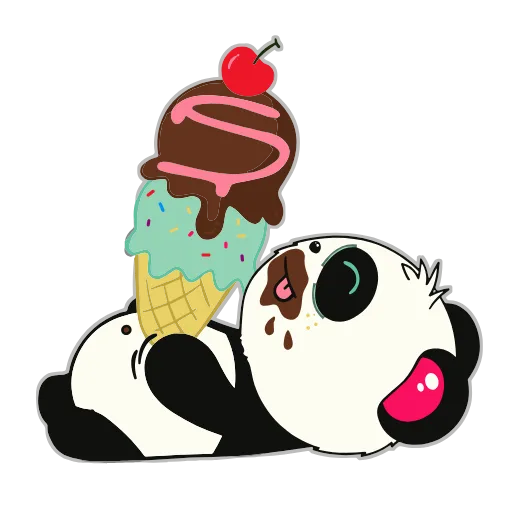 🍦 Стикер «Pandy» для Telegram