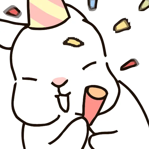 🥳 Эмодзи «Pale Rabbit» для Telegram