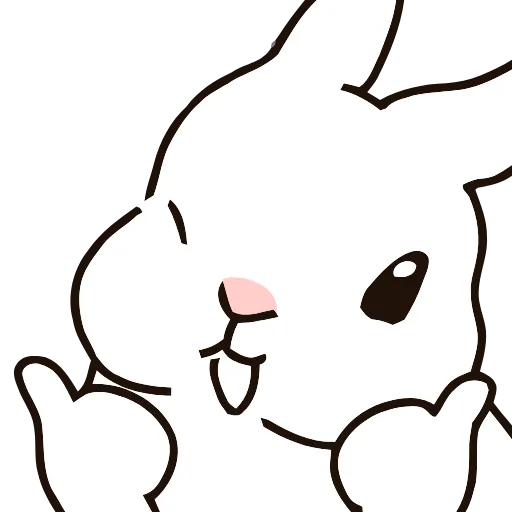 👍 Эмодзи «Pale Rabbit» для Telegram