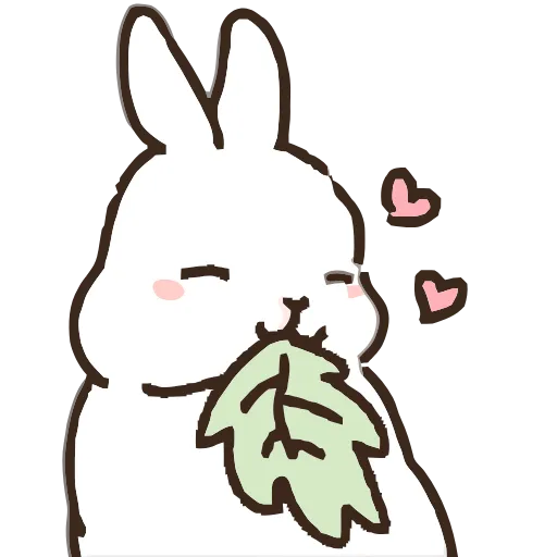 💕 Эмодзи «Pale Rabbit» для Telegram