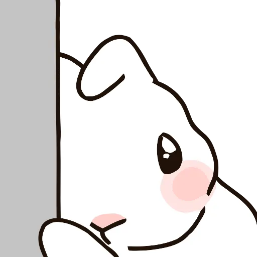 😳 Эмодзи «Pale Rabbit» для Telegram