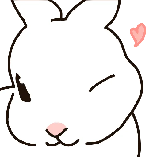 😉 Эмодзи «Pale Rabbit» для Telegram