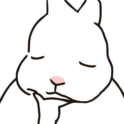 🤔 Эмодзи «Pale Rabbit» для Telegram