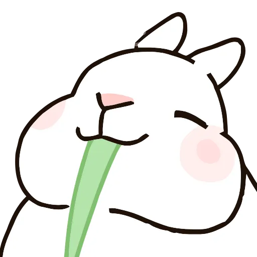 ☺️ Эмодзи «Pale Rabbit» для Telegram