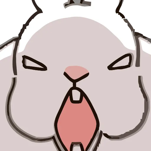🗣 Эмодзи «Pale Rabbit» для Telegram