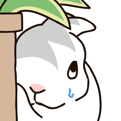 😰 Эмодзи «Pale Rabbit» для Telegram