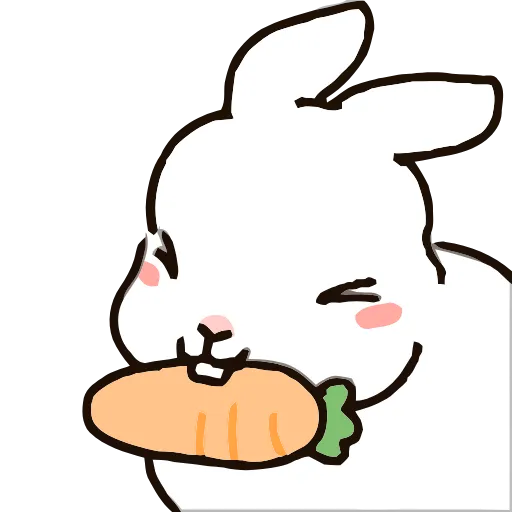 🥕 Эмодзи «Pale Rabbit» для Telegram