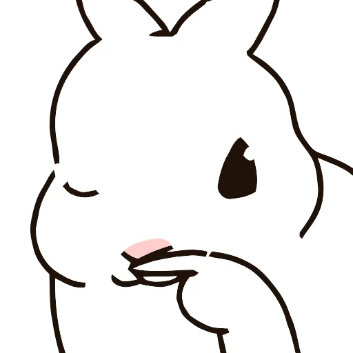 🐰 Эмодзи «Pale Rabbit» для Telegram