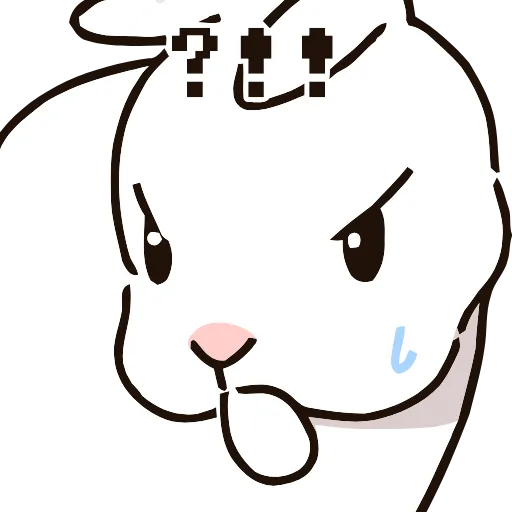 ⁉️ Эмодзи «Pale Rabbit» для Telegram