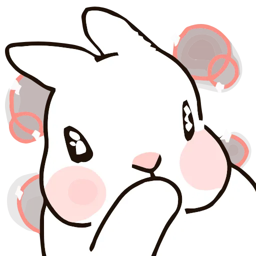 😳 Эмодзи «Pale Rabbit» для Telegram