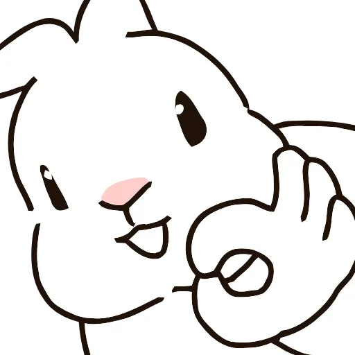 👌 Эмодзи «Pale Rabbit» для Telegram