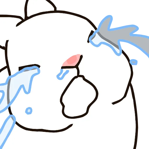 😭 Эмодзи «Pale Rabbit» для Telegram