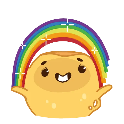 🌈 Эмодзи «Pancake Sourcream» для Telegram