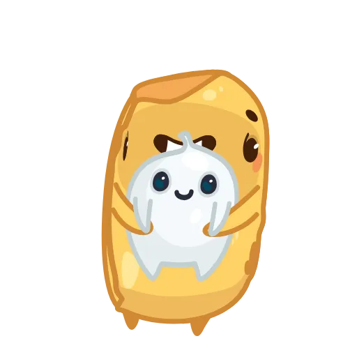 🤗 Эмодзи «Pancake Sourcream» для Telegram
