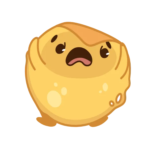 😧 Эмодзи «Pancake Sourcream» для Telegram