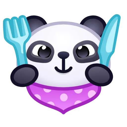 🍽 Эмодзи «Panda» для Telegram