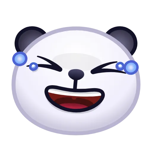 Эмодзи Panda для Telegram — скачать