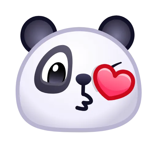 😘 Эмодзи «Panda» для Telegram