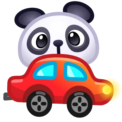 🚗 Эмодзи «Panda» для Telegram