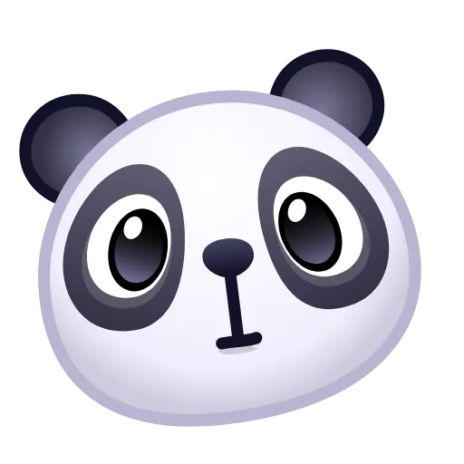 🙂 Эмодзи «🙈 Panda Emoji - эмоджи пандочки» для Telegram