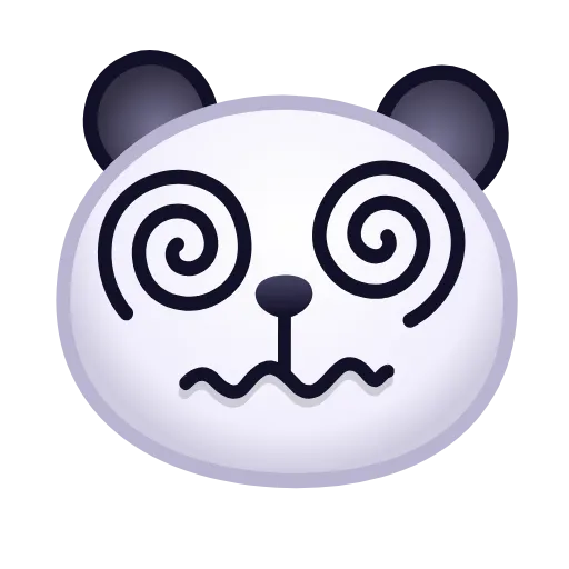 😵‍💫 Эмодзи «🙈 Panda Emoji - эмоджи пандочки» для Telegram