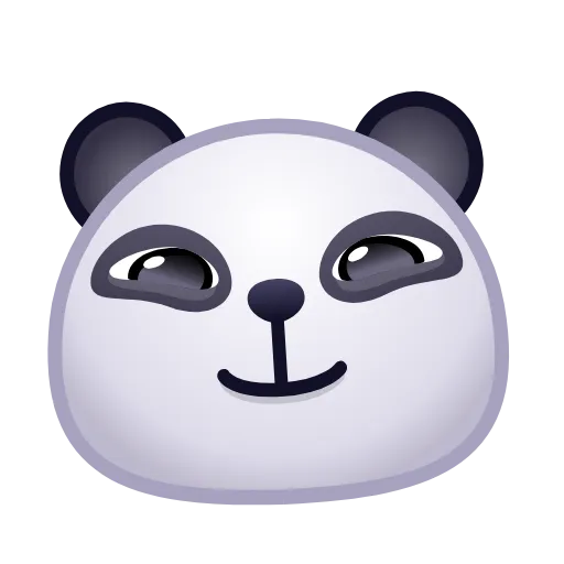 ☺️ Эмодзи «🙈 Panda Emoji - эмоджи пандочки» для Telegram