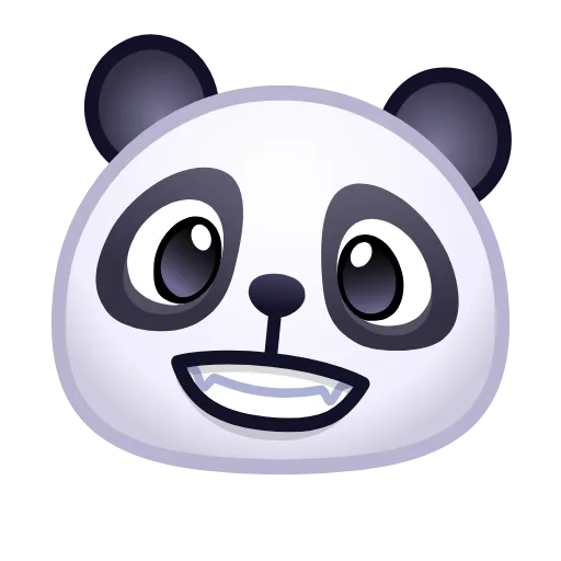 Стикерпак 🙈 Panda Emoji - эмоджи пандочки для Telegram