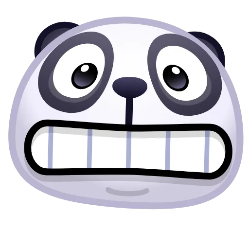 😬 Эмодзи «🙈 Panda Emoji - эмоджи пандочки» для Telegram