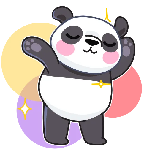 🕺 Эмодзи «Панда» для Telegram