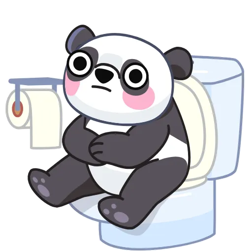 🚽 Эмодзи «Панда» для Telegram