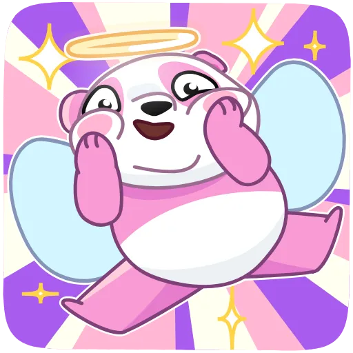 😇 Эмодзи «Панда» для Telegram